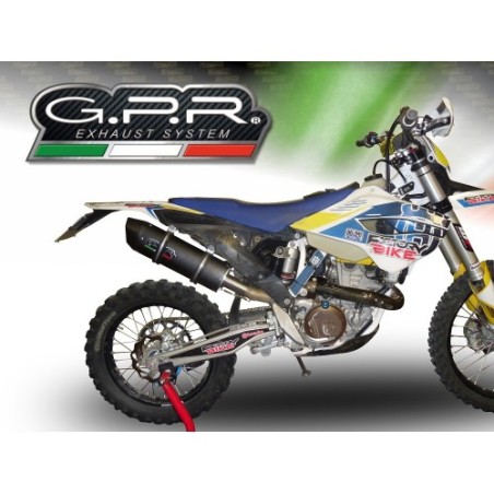 Scarico GPR Furore Poppy per Husqvarna FE 350 dal 2014 al 2016 omologato