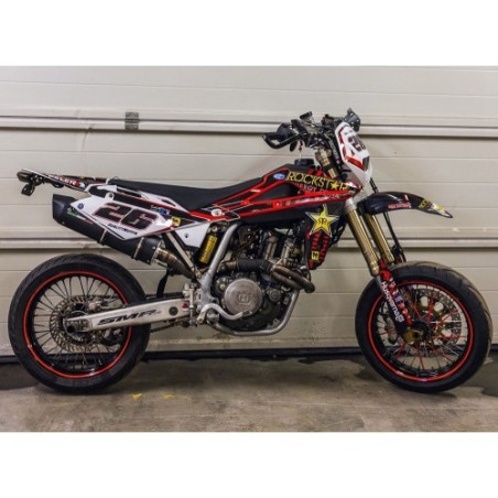 Scarico GPR Furore Poppy per Husqvarna Sm - Te 510 R dal 2004 al 2006 omologato