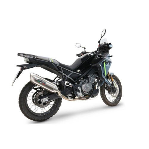 Scarico GPR Furore-X Acciaio Inox per Cf Moto 450 MT dal 2024 al 2025 omologato