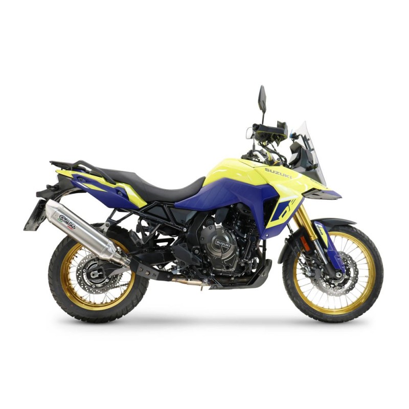 Scarico GPR Furore-X Acciaio Inox per SUZUKI V-STROM DL 800 DE - SE dal 2023 al 2025 omologato