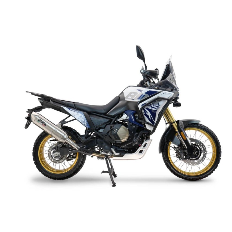 Scarico GPR Furore-X Acciaio Inox per Voge DS 800 Rally dal 2025 al 2026 omologato