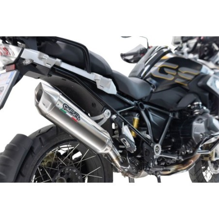 Scarico GPR Furore-X Acciaio Inox per BMW R 1250 Gs Adventure dal 2019 al 2020 omologato