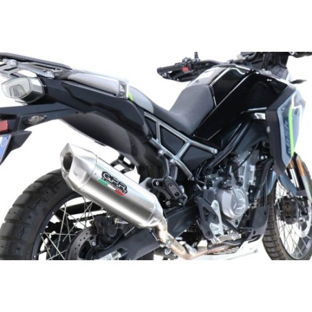 Scarico GPR Furore-X Acciaio Inox per Cf Moto 450 MT dal 2024 al 2025 omologato