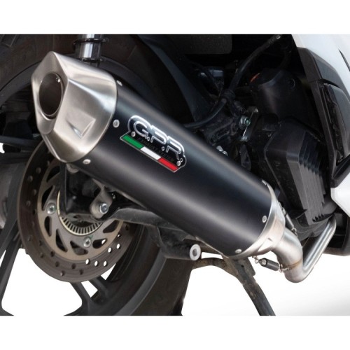 Scarico GPR Furore-X Scooter per Zontes E 350 dal 2023 al 2025 racing