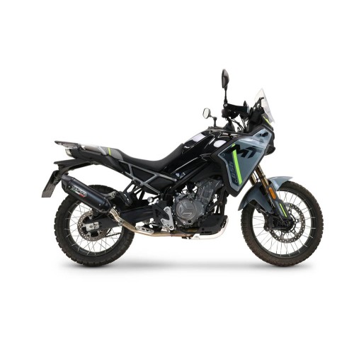 Scarico GPR Furore-X Titanio Nero per Cf Moto 450 MT dal 2024 al 2025 omologato