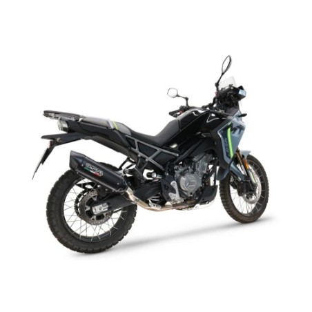 Scarico GPR Furore-X Titanio Nero per Cf Moto 450 MT dal 2024 al 2025 omologato