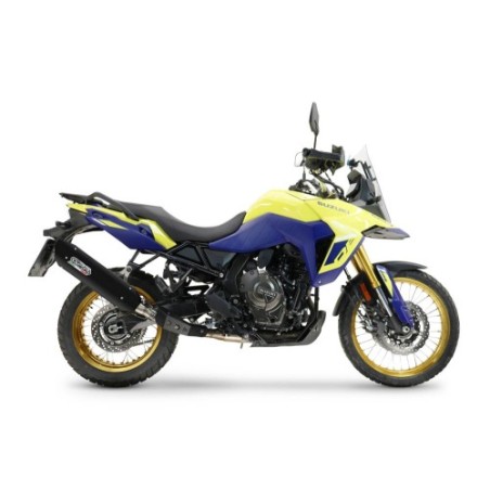 Scarico GPR Furore-X Titanio Nero per SUZUKI V-STROM DL 800 DE - SE dal 2023 al 2025 omologato