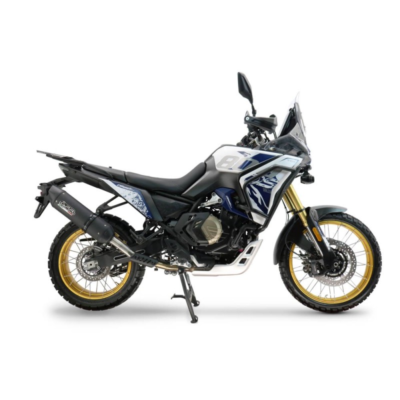 Scarico GPR Furore-X Titanio Nero per Voge DS 800 Rally dal 2025 al 2026 omologato