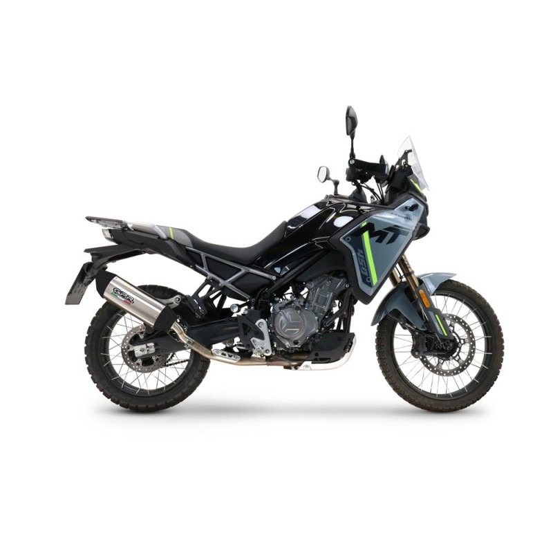 Scarico GPR Furore-X Titanio per Cf Moto 450 MT dal 2024 al 2025 omologato