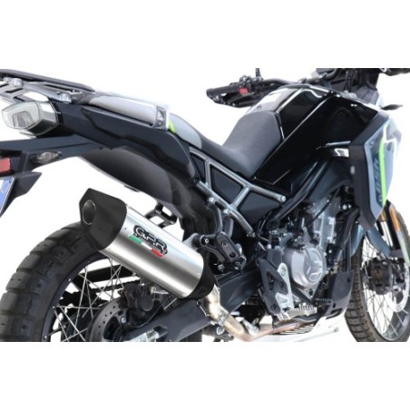 Scarico GPR Furore-X Titanio per Cf Moto 450 MT dal 2024 al 2025 omologato