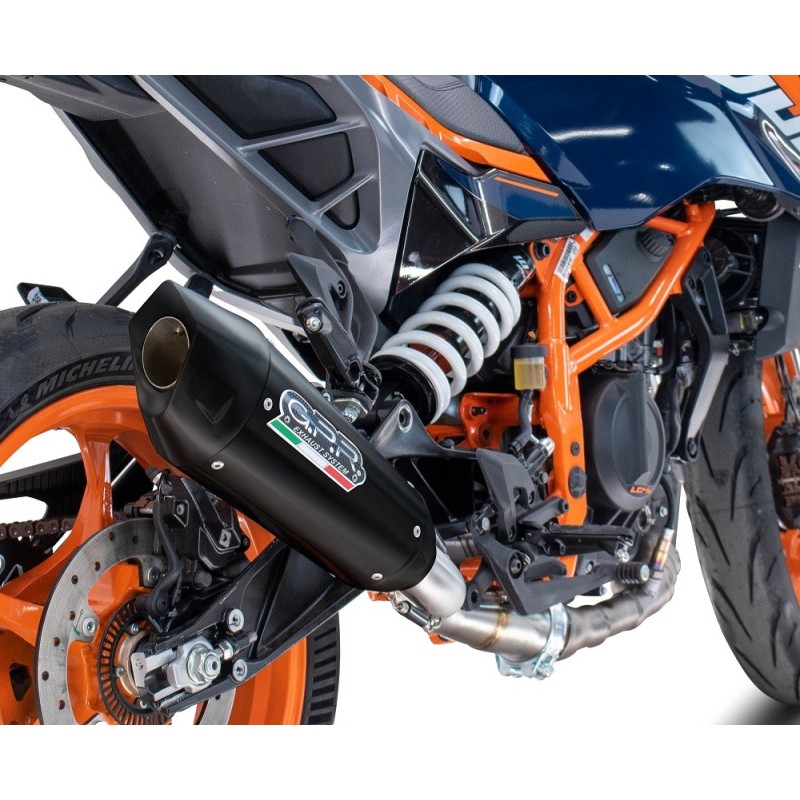 Scarico GPR GP-Revo Black Titanium per Husqvarna Svartpilen 401 dal 2024 al 2025 omologato