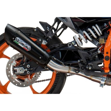 Scarico GPR GP-Revo Black Titanium per Husqvarna Svartpilen 401 dal 2024 al 2025 omologato