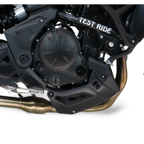 Scarico GPR GP-Revo Black Titanium per Kawasaki Z 650 dal 2023 al 2025 omologato