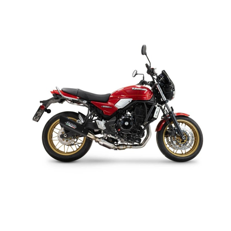 Scarico GPR GP-Revo Black Titanium per Kawasaki Z 650 RS dal 2024 al 2025 omologato