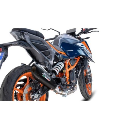Scarico GPR GP-Revo Black Titanium per KTM Duke 200 dal 2024 al 2025 omologato