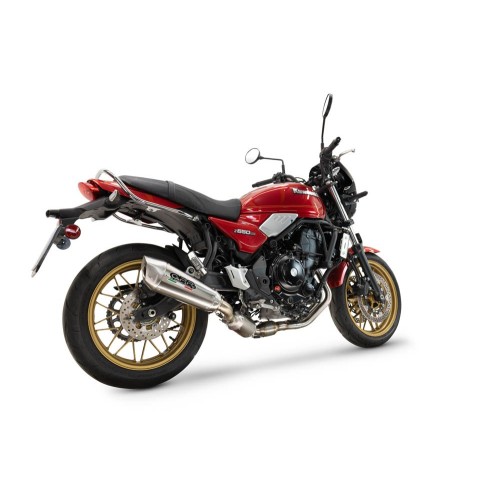 Scarico GPR GP-Revo Titanium per Kawasaki Z 650 RS dal 2024 al 2025 omologato