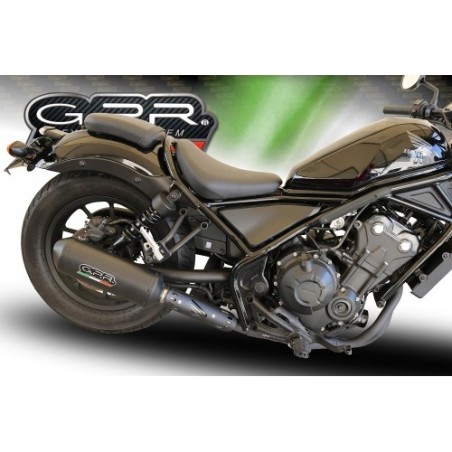 Scarico GPR Ghisa per Honda Cmx 500 Rebel dal 2021 al 2023 omologato