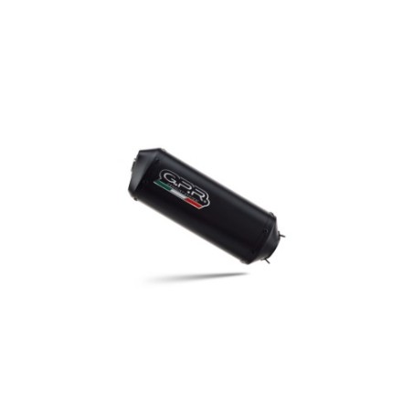 Scarico GPR Ghisa per Kawasaki Er 6 N - F dal 2005 al 2011 omologato