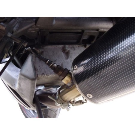 Scarico GPR Ghisa per Kawasaki Er 6 N - F dal 2005 al 2011 omologato
