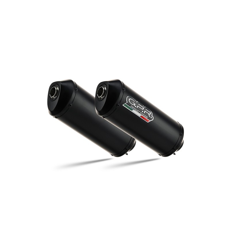 Scarico GPR Ghisa per YAMAHA Bt Bulldog 1100 dal 2002 al 2007 omologato