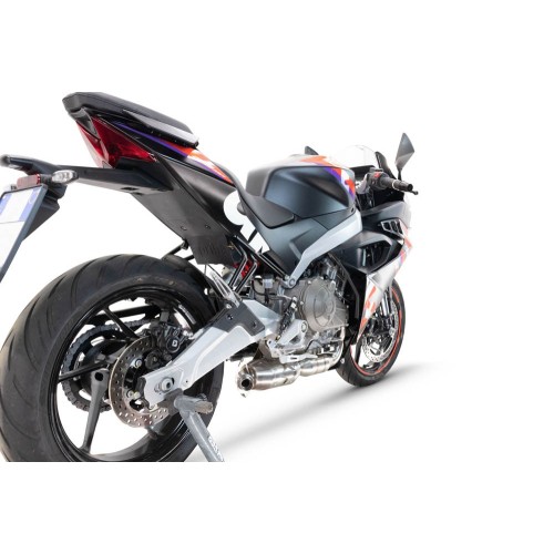 Scarico GPR Ghost Inox per Aprilia RS 457 dal 2024 al 2025 racing