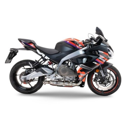 Scarico GPR Ghost Inox per Aprilia RS 457 dal 2024 al 2025 racing