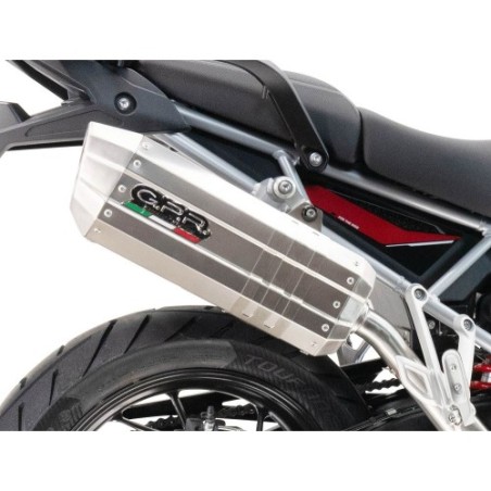 Scarico GPR Hyper Sonic Inox per KTM Lc8 950 Adventure - S dal 2003 al 2007 omologato