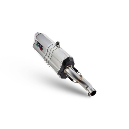 Scarico GPR Hyper Sonic Titanium per Benelli Trk 702 X dal 2023 al 2024 omologato