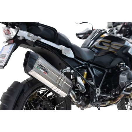 Scarico GPR Hyper Sonic Titanium per BMW R 1250 Gs dal 2021 al 2024 omologato