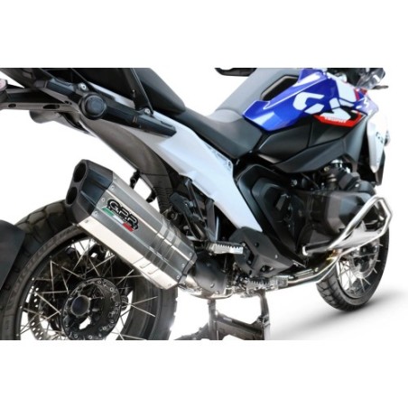 Scarico GPR Hyper Sonic Titanium per BMW R 1300 GS dal 2024 al 2026 omologato