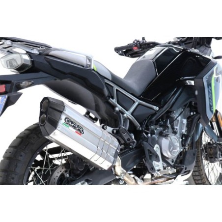 Scarico GPR Hyper Sonic Titanium per Cf Moto 450 MT dal 2024 al 2025 racing