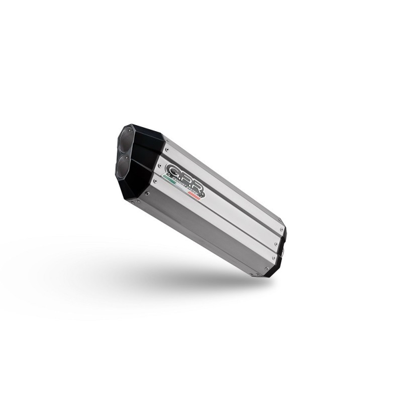 Scarico GPR Hyper Sonic Titanium per SUZUKI V-STROM DL 800 DE - SE dal 2023 al 2025 omologato