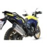 Scarico GPR Hyper Sonic Titanium per SUZUKI V-STROM DL 800 DE - SE dal 2023 al 2025 omologato