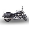 Scarico GPR Inox Oval Bomb per YAMAHA Xvs 1300 Midnight Star dal 2006 al 2014 omologato