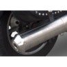 Scarico GPR Inox Oval Bomb per YAMAHA Xvs 1300 Midnight Star dal 2006 al 2014 omologato