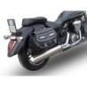 Scarico GPR Inox Oval Bomb per YAMAHA Xvs 1300 Midnight Star dal 2006 al 2014 omologato
