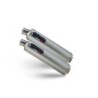 Scarico GPR Inox Tondo per Honda Fmx 650 dal 2005 al 2008 omologato