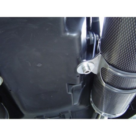 Scarico GPR Inox Tondo per Honda Fmx 650 dal 2005 al 2008 omologato