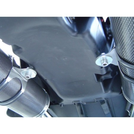 Scarico GPR Inox Tondo per Honda Fmx 650 dal 2005 al 2008 omologato