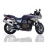 Scarico GPR Inox Tondo per Kawasaki Zrx-1200 dal 2002 al 2008 omologato