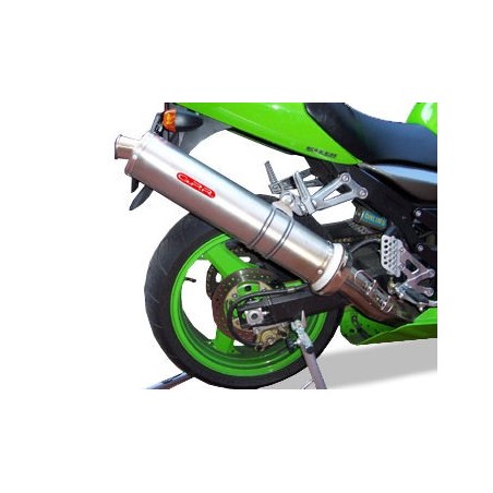 Scarico GPR Inox Tondo per Kawasaki ZX-12R dal 2000 al 2006 omologato