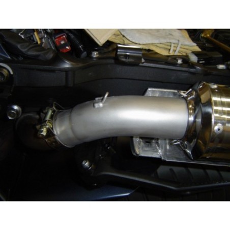 Scarico GPR Inox Tondo per YAMAHA MT-01 dal 2005 al 2011 omologato