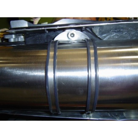 Scarico GPR Inox Tondo per YAMAHA MT-01 dal 2005 al 2011 omologato