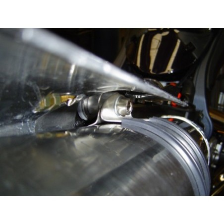 Scarico GPR Inox Tondo per YAMAHA MT-01 dal 2005 al 2011 omologato