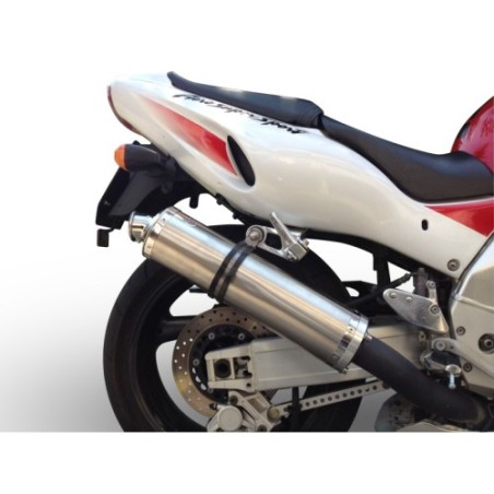 Scarico GPR Inox Tondo per YAMAHA YZF 1000 R Thunderace dal 1996 al 2003 omologato