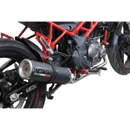 Scarico GPR M3 Black Titanium per Benelli Bn 125 dal 2018 al 2020 omologato