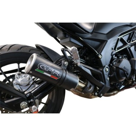 Scarico GPR M3 Black Titanium per Benelli 502 C dal 2019 al 2020 omologato