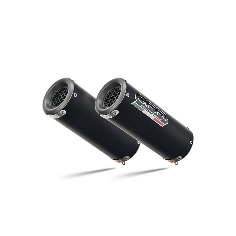 Scarico GPR M3 Black Titanium per Ducati Monster 696 dal 2008 al 2014 omologato