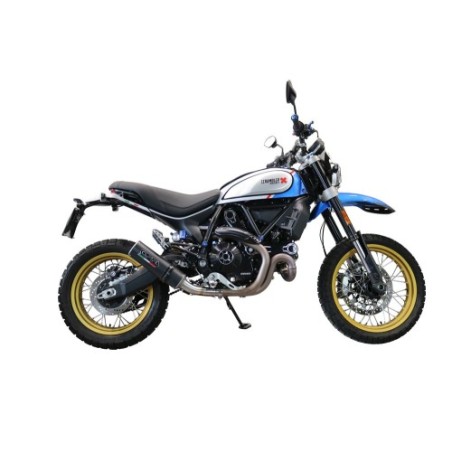 Scarico GPR M3 Black Titanium per Ducati Scrambler 800 Nightshift -Urban Motard dal 2021 al 2022 omologato