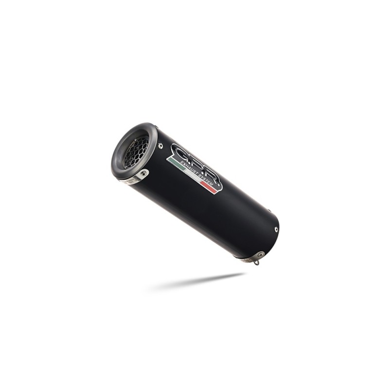 Scarico GPR M3 Black Titanium per Honda Cmx 300 Rebel dal 2017 al 2020 omologato